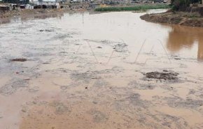 بعد جفافه تماما.. فيضان نهر الخابور بالحسكة السورية +صور