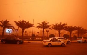 الأنواء الجوية العراقية تنشر خارطة شدة انتشار الغبار ليوم غد