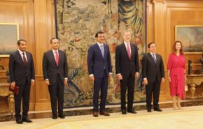 أمير قطر وملك إسبانيا يستعرضان في مدريد العلاقات الثنائية