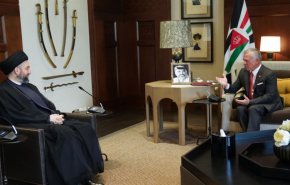 ملك الأردن يستقبل رئيس تيار الحكمة الوطني في العراق
