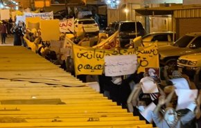 راهپیمایی صدها بحرینی در اعلام همبستگی با آیت الله عیسی قاسم  