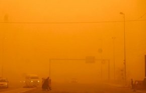 عاصفة ترابية تضرب الموصل وتتجه نحو بغداد