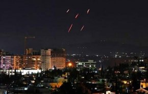  ارتش سوریه حمله هوایی اسرائیل در آسمان دمشق را دفع کرد+فیلم