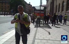 حمله گروهک تروریستی منافقین به تیم خبری پرس‌تی وی در سوئد 
