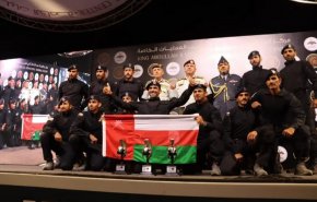 وحدة العمليات الخاصة بشرطة عمان السلطانية الثانية في مسابقة المحارب الدولية