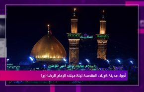 أجواء مدينة كربلاء المقدسة ليلة ميلاد الإمام الرضا (ع)