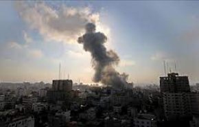 جزئیاتی از حمله جنگنده های صهیونیست به مرکز غزه 