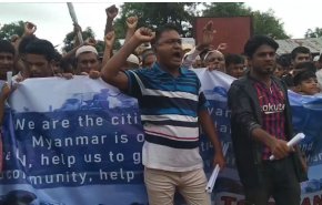 مسلمو الروهينغا يتظاهرون في بنغلاديش مطالبين بالعودة إلى الوطن