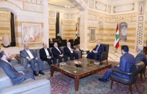 هنية يلتقي رئيس الحكومة اللبنانية نجيب ميقاتي