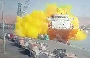 مصر تعزي الأردن لحادث انفجار صهريج غاز بميناء العقبة+ فيديو