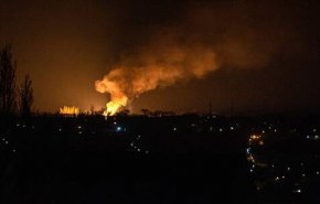 سلسلة انفجارات قوية تدوي في لوغانسك
