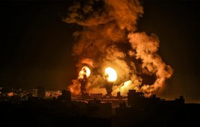 شاهد.. الاحتلال يستغل الانحياز الاميركي يقصف غزة