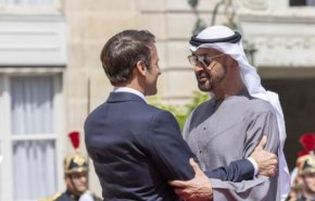 دیدار رئیس امارات با رئیس جمهور فرانسه