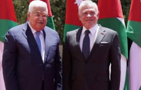 رئیس تشکیلات خودگردان فلسطین و شاه اردن دیدار کردند