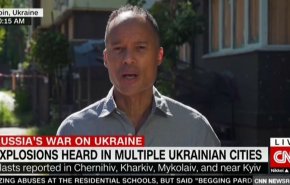سی ان ان از وقوع  انفجار در شهرهای اوکراین خبر داد
