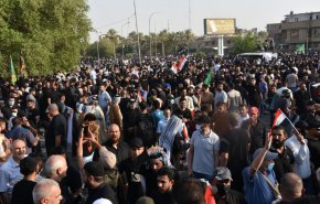 شاهد.. التظاهرات السلمية لدعم الشرعية في بغداد