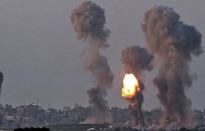ریختن 16 تن بمب بر سر مردم غزه در اولین روز حمله به این منطقه