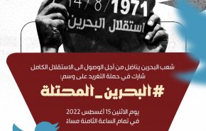 النشطاء البحرينيون يطلقون حملة التغريد على وسم 'البحرين المحتلة'