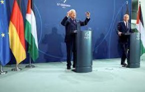 ألمانيا مستاءة من تشبيه محمود عباس المجازر الاسرائيلي بالـ