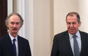 لافروف يلتقي المبعوث الأممي الخاص إلى سوريا في موسكو