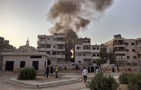 سقوط بالگرد ارتش سوریه در حماه