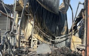 آتش سوزی در کمپ آوارگان ایزدی در استان اربیل
