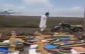 دست رد مردم سودان به کمک های همراه با توهین سعودی+فیلم