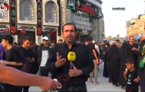 استمرار حشود الزوار بالتوافد لمرقد الإمام الحسين(ع)