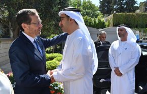 دیدار وزیر خارجه امارات با رئیس رژیم صهیونیستی