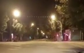 فيديو من مدينة أشنوية بمحافظة أذربيجان الغربية  .. الساعة الـ2 صباحا 