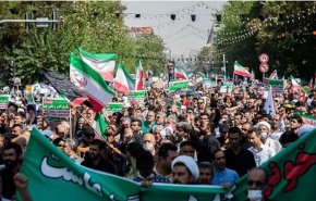 راهپیمایی مردم ایران علیه اقدامات آشوبگرانه همزمان با شهادت امام رضا (ع)