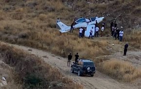 سقوط یک هواپیمای صهیونیستی در کرانه باختری