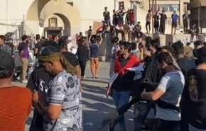 آغاز تظاهرات؛ تدابیر امنیتی بی‌سابقه در بغداد همزمان با سالگرد تظاهرات اکتبر ۲۰۱۹+ تصویر هوایی از معترضان
