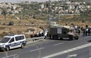 فیلم لحظه تیراندازی به سمت نظامیان اسرائیلی در شمال غرب نابلس
