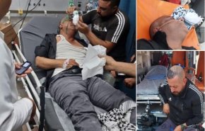  مجروح شدن مسئول فلسطینی در حمله نظامیان اشغالگر + فیلم