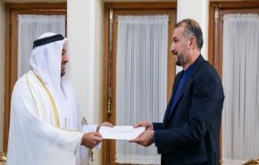 مساعد وزير الخارجية القطري يسلم رسالة إلى أميرعبداللهيان