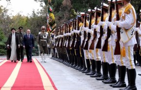 استقبال رسمی رئیس‌جمهور از نخست‌وزیر ارمنستان