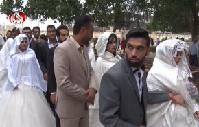 بالفيديو: أهواز.. زواج جماعي لذوي الاحتياجات الخاصة
