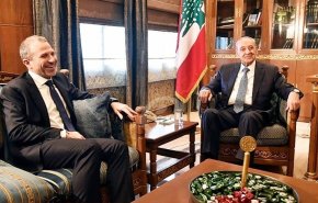ملاقات باسیل با رئیس پارلمان لبنان در عین التینه 