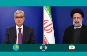 الرئيس الايراني يهنئ نظيره الكازاخي بمناسبة اعادة انتخابه