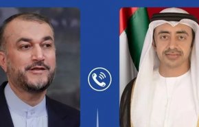 محادثة هاتفية بين أمير عبد اللهيان ووزير خارجية الإمارات

