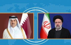 رایزنی رئیس جمهوری ایران و امیر قطر در باره تقویت روابط دوجانبه 
