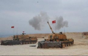 الجيش التركي يقصف مناطق في ريف الرقة بالاسلحة الثقيلة 