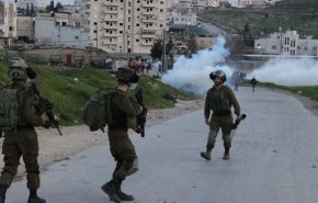 درگیری جوانان فلسطینی با نیروهای صهیونیستی در نابلس 