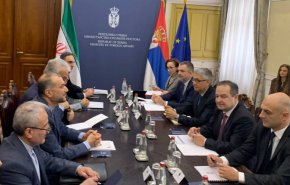 دیدار و گفتگوی وزرای امور خارجه جمهوری اسلامی ایران و صربستان