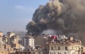 آتش سوزی مهیب در مرکز شهر کربلای معلی