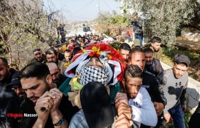 تشییع باشکوه پیکر شهدای فلسطینی در جنین و رام الله 