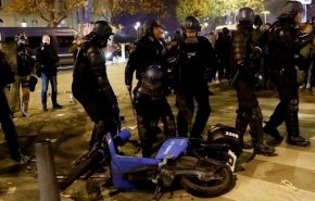 درگیری پلیس فرانسه با هواداران تیم ملی مراکش