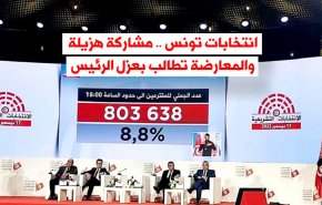 انتخابات تونس .. مشاركة هزيلة والمعارضة تطالب بعزل الرئيس