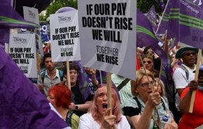 ادامه اعتراض ها به اوضاع معیشتی در انگلیس